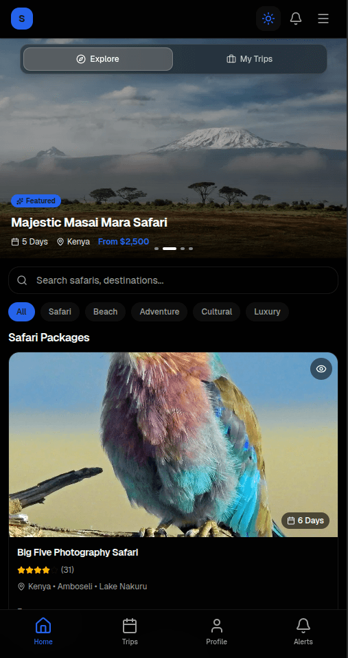 Explore Safari Packages